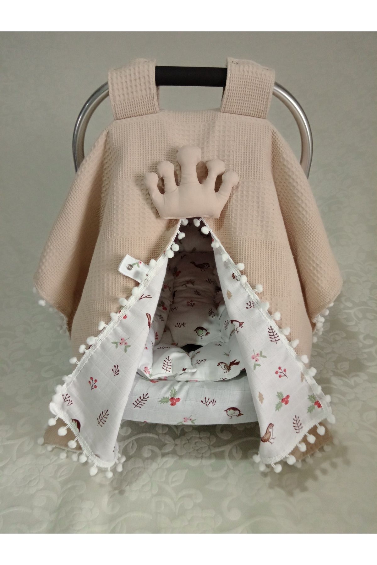 Wenaris-Double Sided Stroller Cover 1 Piece (Stroller Cushion and Stroller Sheet Are Not Included) 2