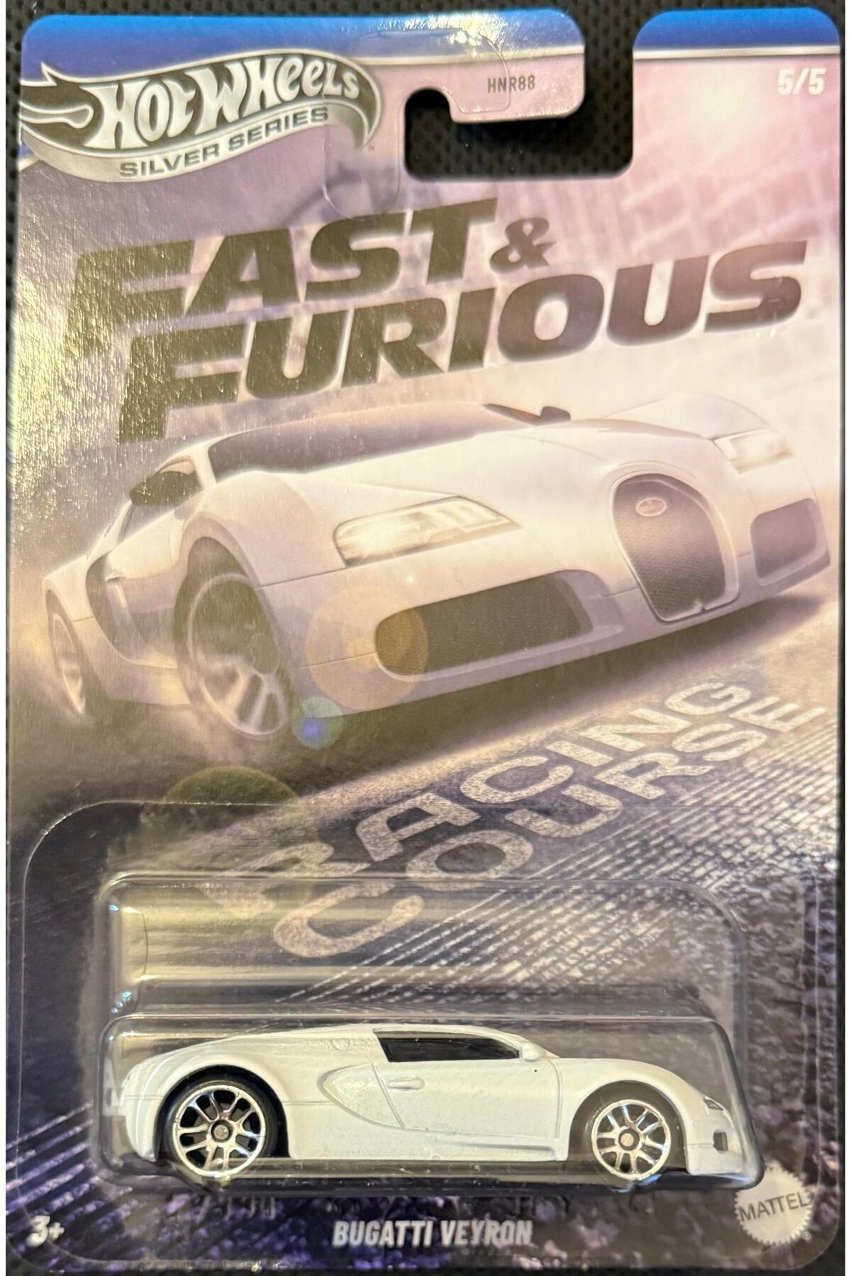 HOT WHEELS Silver Series Fast & Furious Bugatti Veyron JBY43