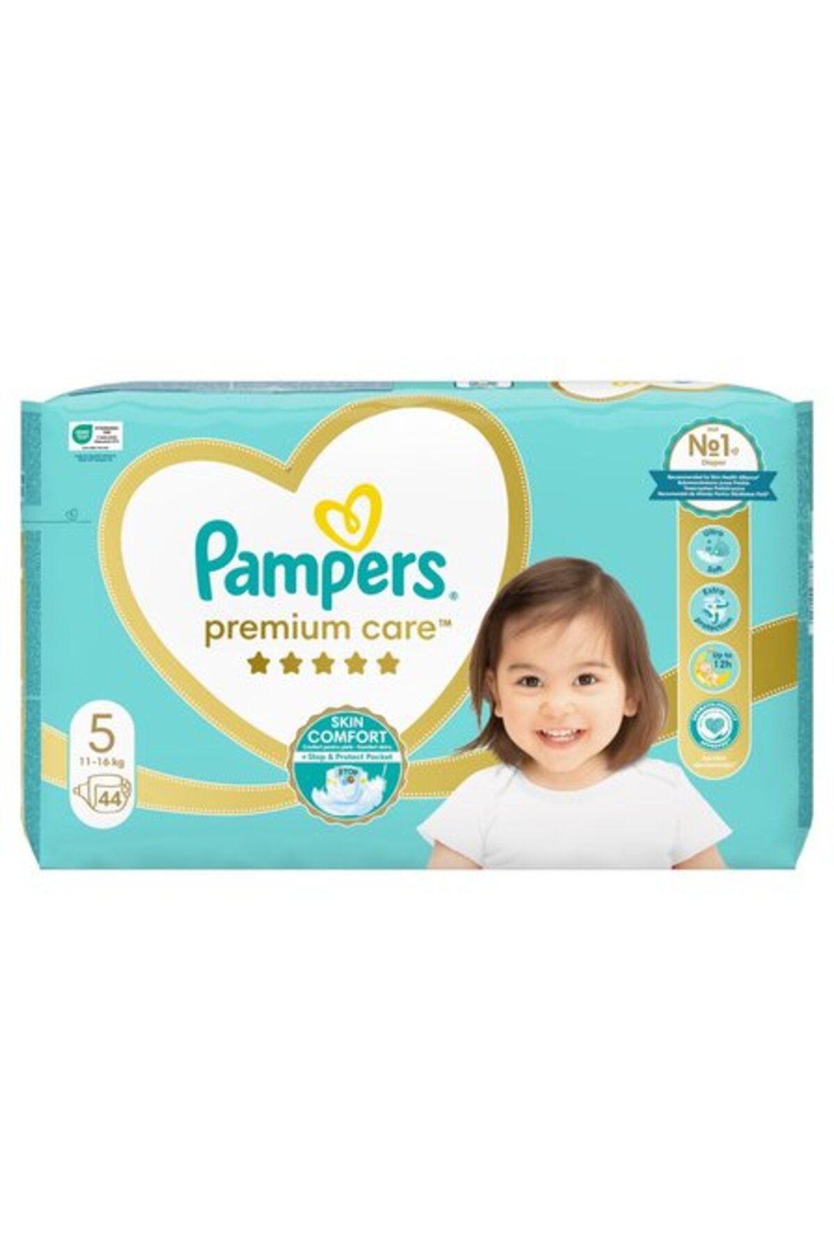 Pampers Premium, č. 5, 11-16 kg, 44 kusov
