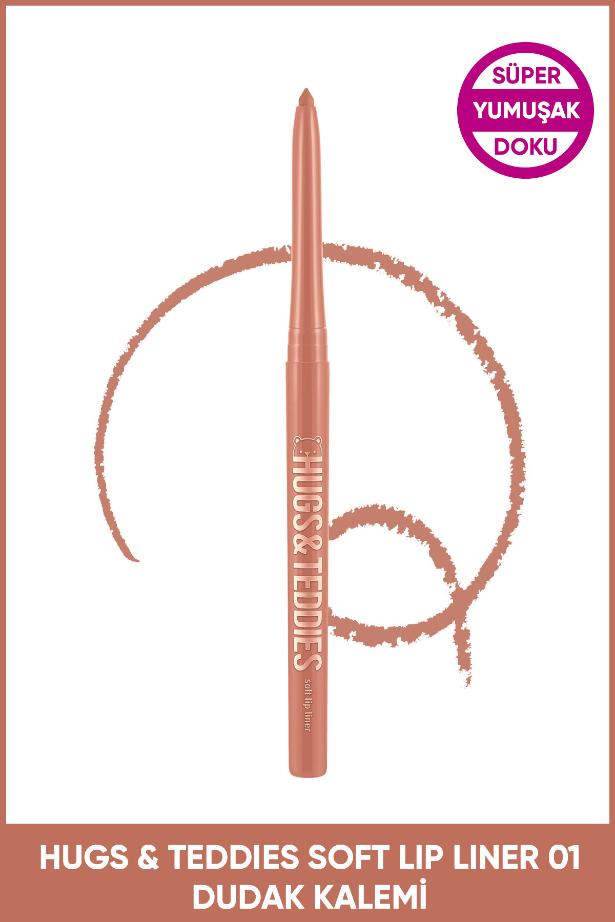 Essence Hugs&teddıes Yumuşak Dudak Kalemi 01