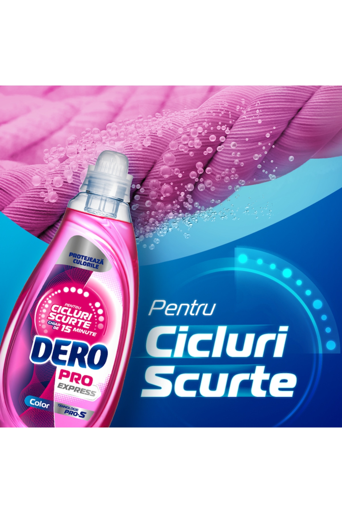 Dero-Automatic Liquid Detergent, Pro Express, Color, 37 Washes, 1.48l 3