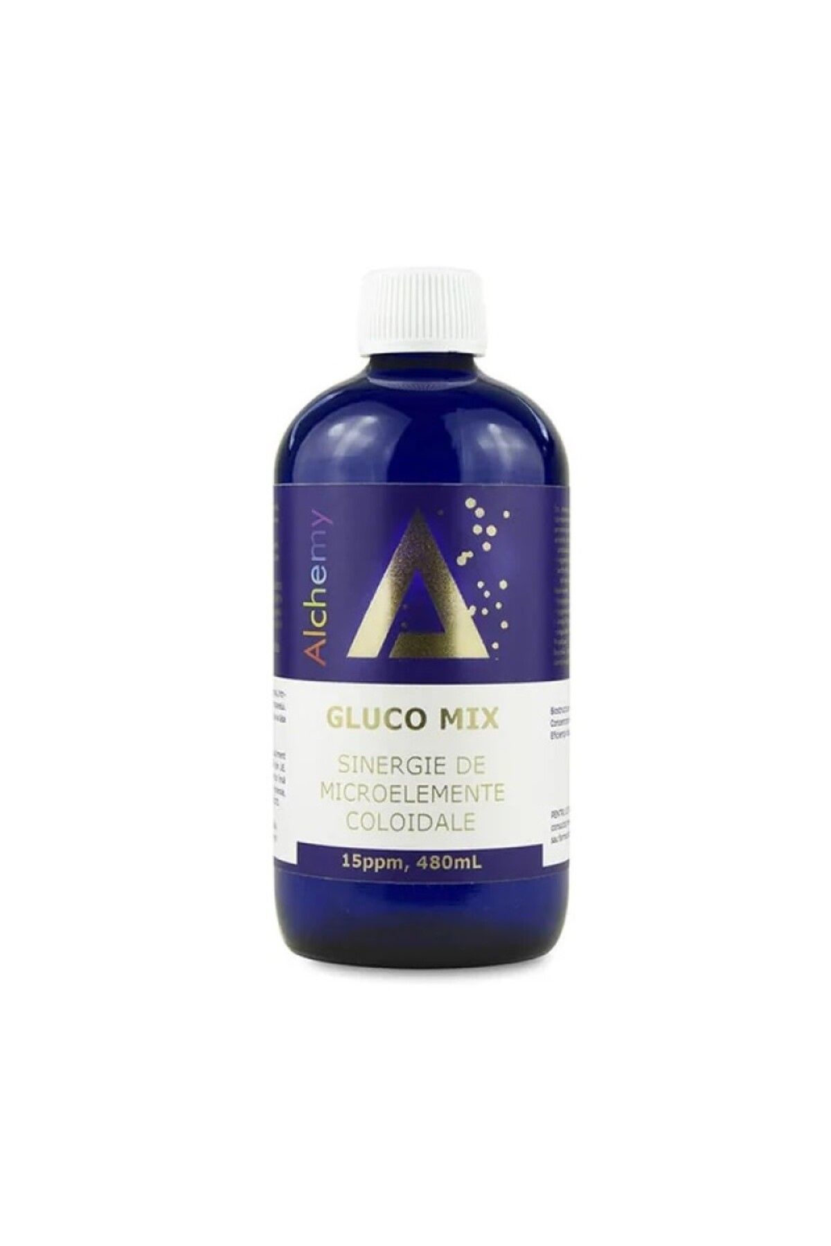 ALCHEMY-Gluco Mix, Synergistic Colloidal Microelements 15 ppm, 480 ml, Alchemy 1