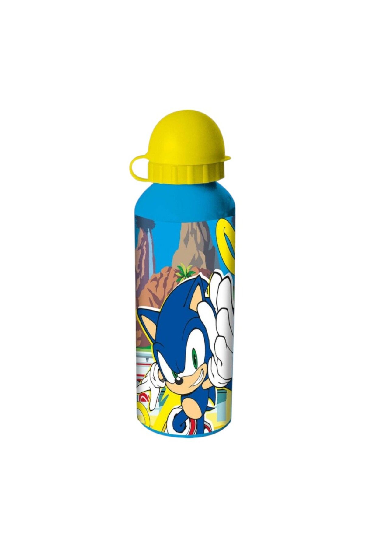 Sonic-Children's water bottle, aluminum, 500 ml, multicolor, Movie, Sonic 1