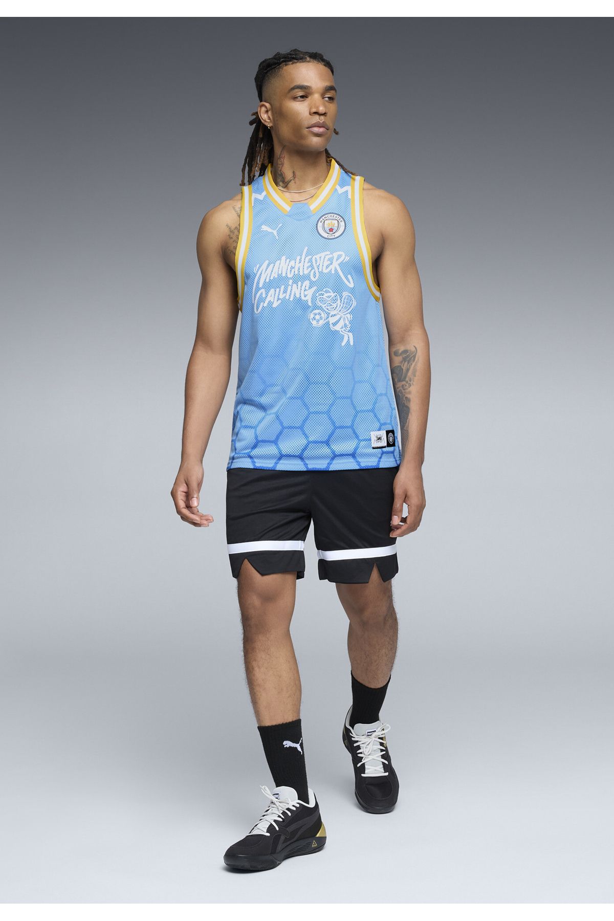 Puma-Tricou de baschet PUMA HOOPS x MANCHESTER CITY pentru bărbați 5