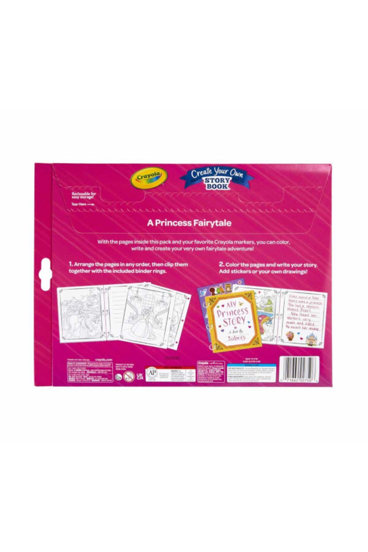 Crayola-A Princess Fairytale Create Own Storybook Set 5