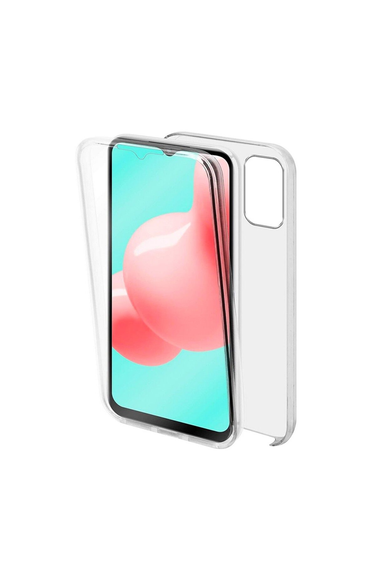 ALC MOBILE-360 case compatible with Samsung Galaxy A32 4G - V2 Transparent front+back 4
