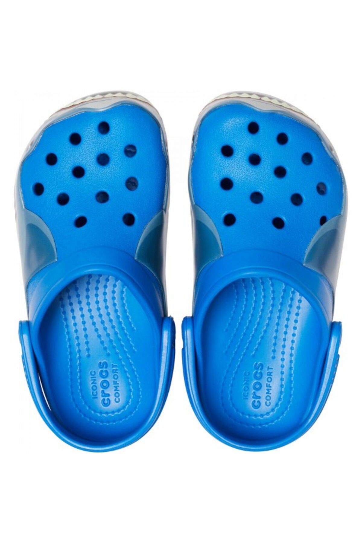 Crocs-Saboți Crocs Fun Lab Shark Band Clog 20-21 EU - C5 US Albastru - Bright Cobalt 3