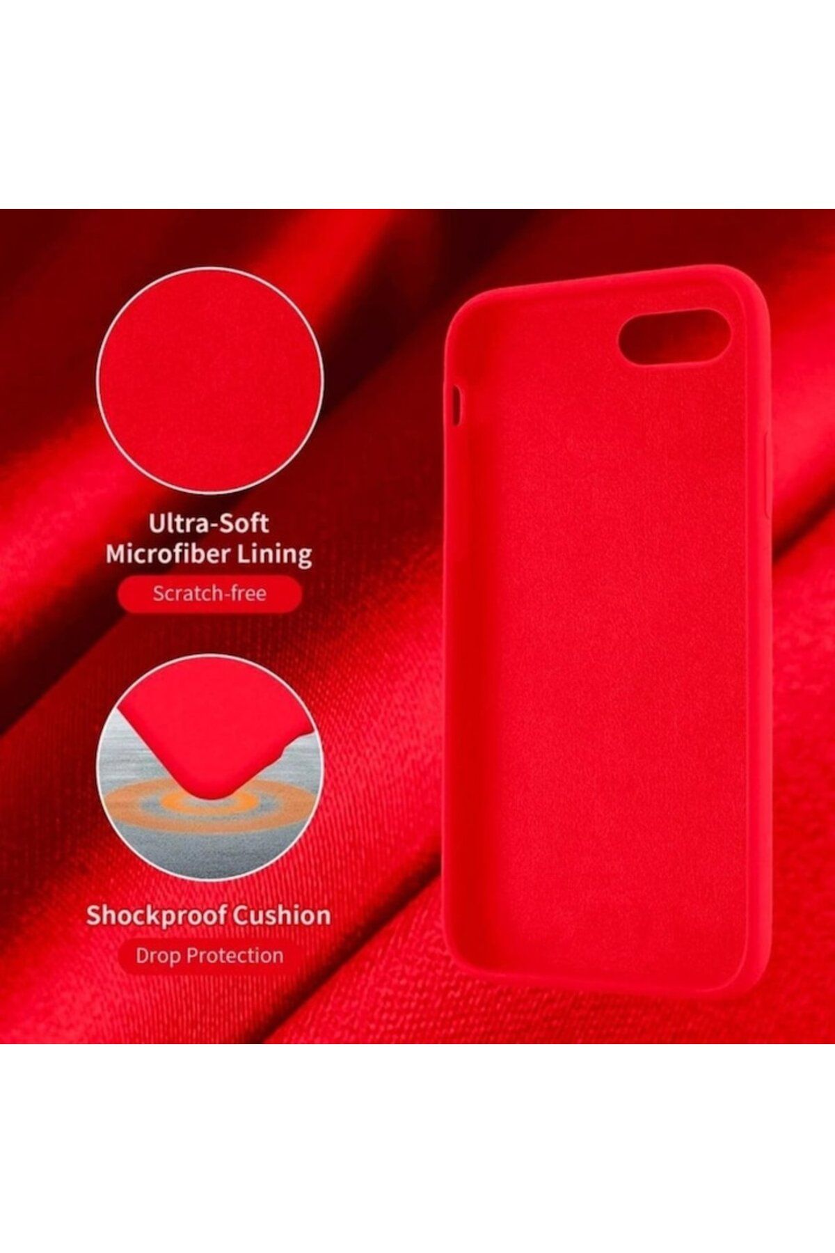 Gtech-Silicon TPU Case G-Tech Liquid, Compatible with Apple iPhone 16e, Camera Protection, Microfiber 3