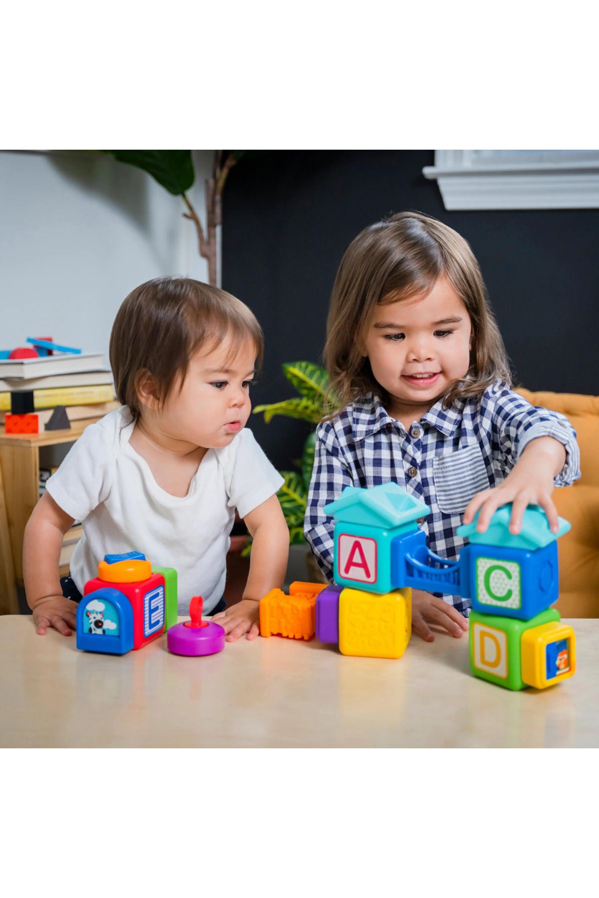 Baby Einstein-- Magnetic Activity Blocks, "Bridge & Learn" 15 Pieces 1
