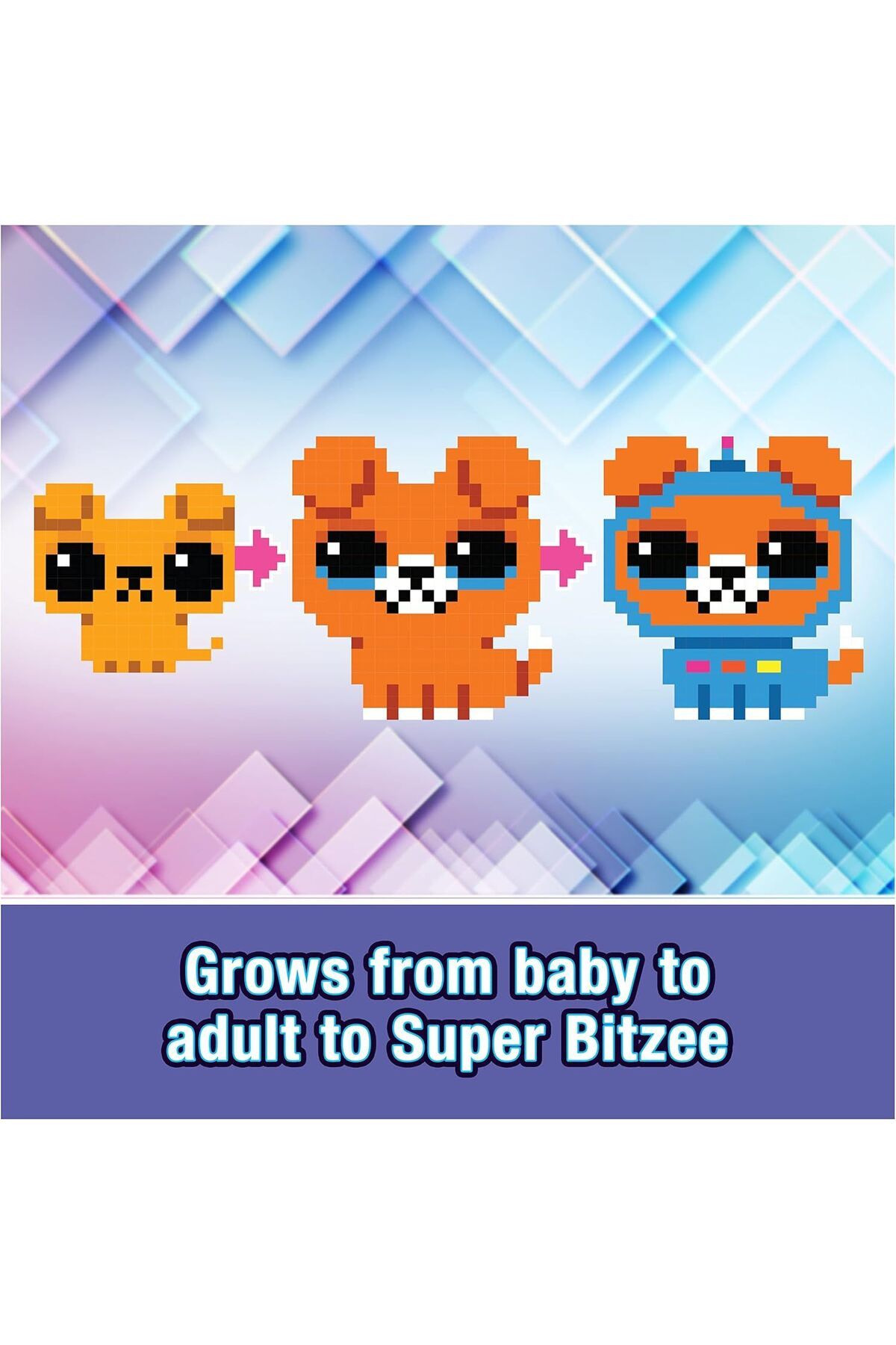 Generic-Bitzee, Interactive Toy Digital Pet with 15 Animals Inside, Virtual Electronic Pets React to Touch 8