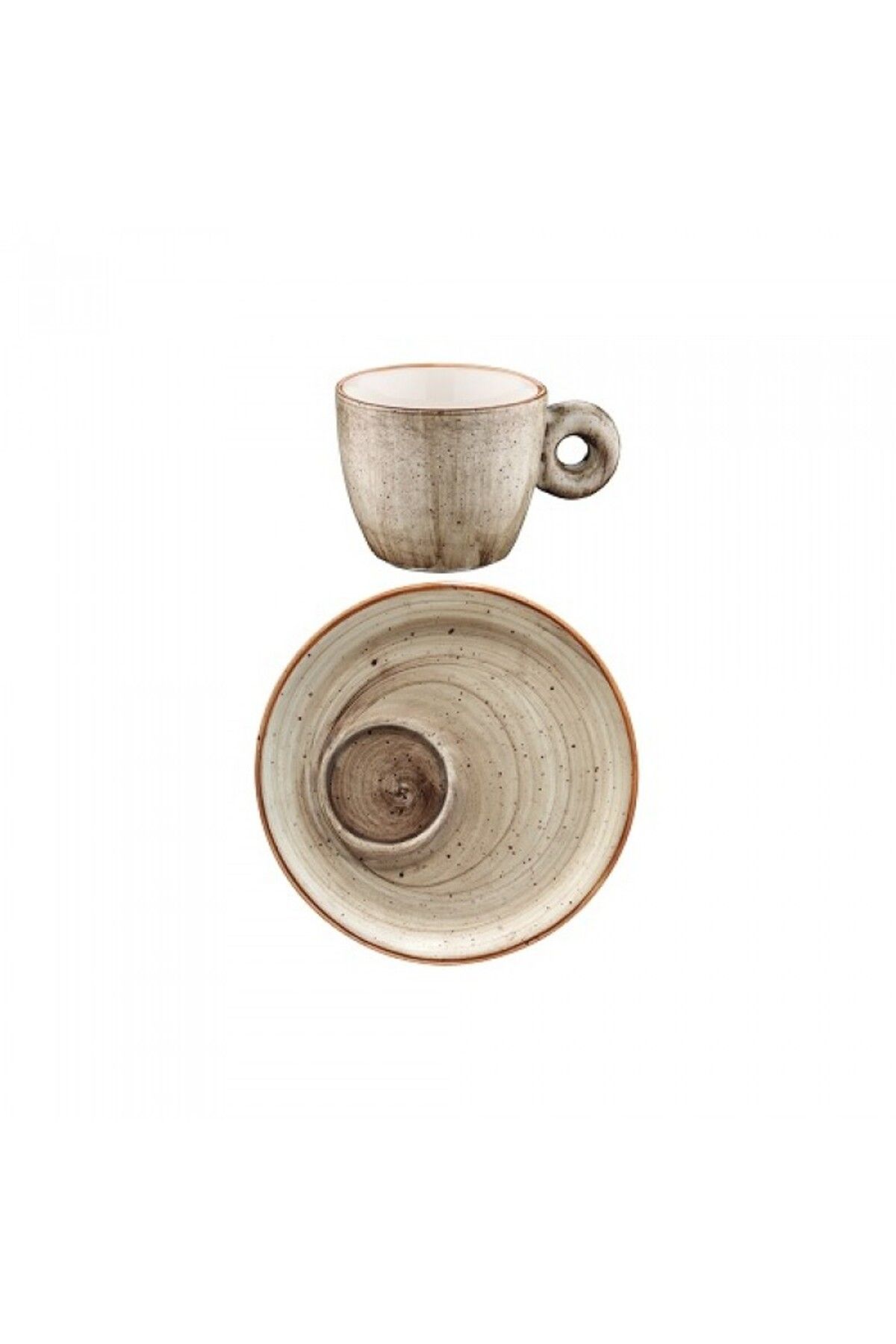 Bonna-TERRAIN Espresso cup and saucer set 12cm 70ml (ATR BNC 01ESP-F / ATR BNC 01ESP-T) 1