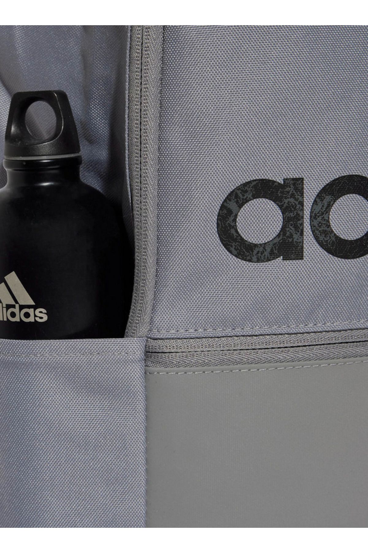 adidas-Logo Print School Backpack with Adjustable Straps and Zip Closure 4