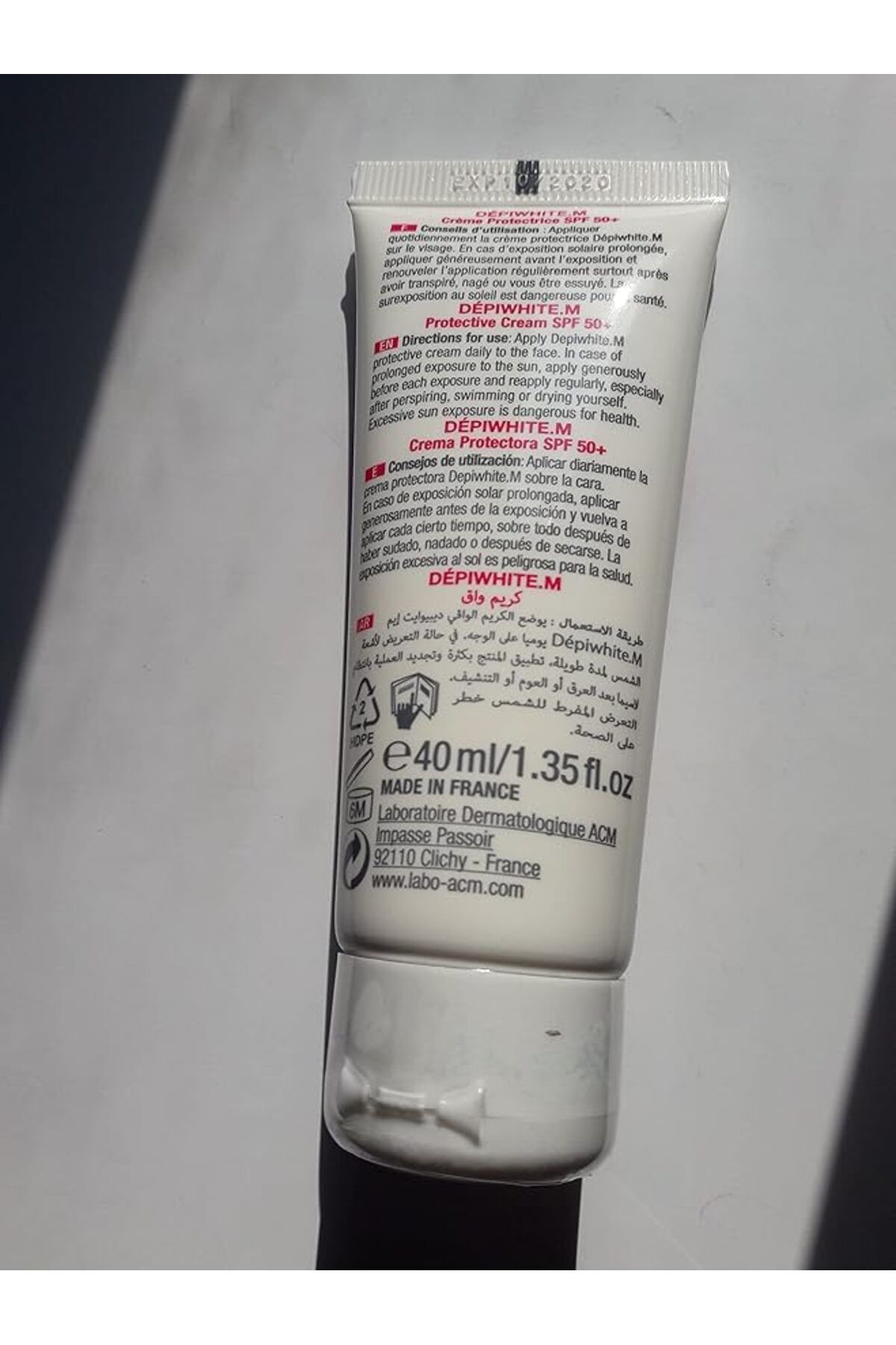 ACM-DEPIWHITE M CREAM SPF50 40ML 6