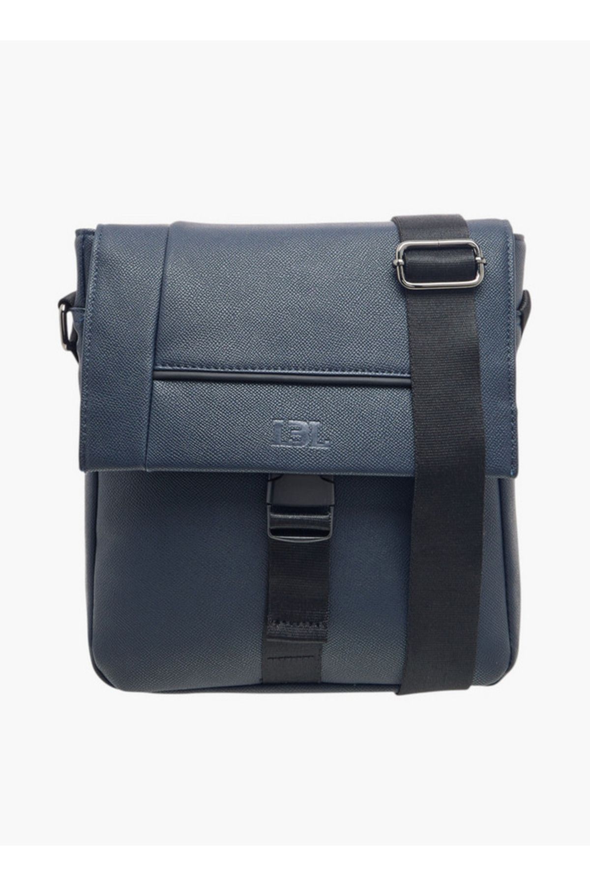 LBL by Shoexpress-Textured Crossbody Bag with Adjustable Strap 1