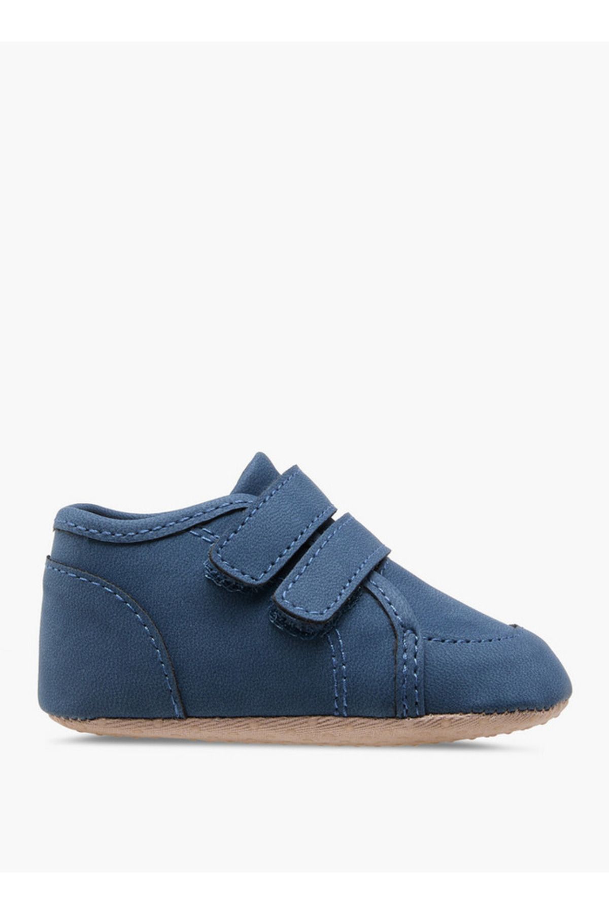 Barefeet-Solid Booties with Hook and Loop Closure 3