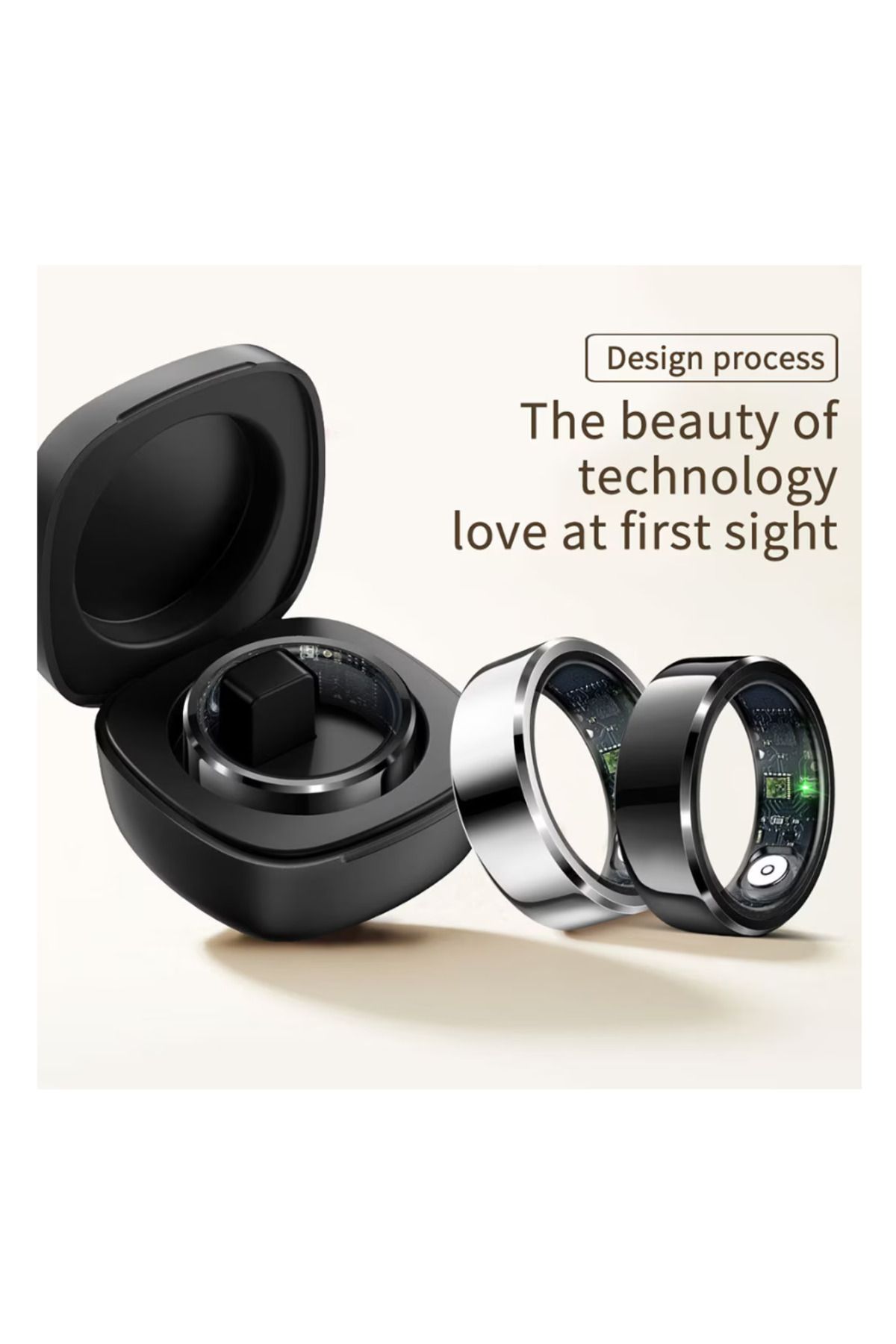 Briggs-Smart Ring Size 10, Diameter 62.2mm, Z43, Steel, Silver, 3