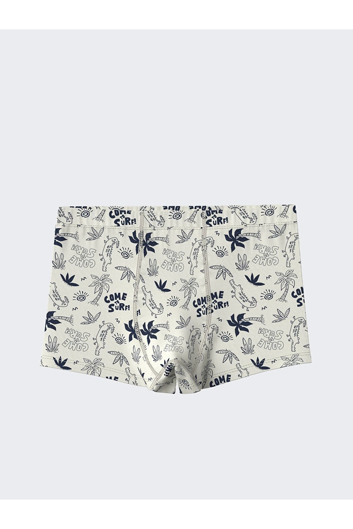 LC Waikiki-Lcw Kids Navy Blue Printed Boys' Boxers 3 Pcs 3