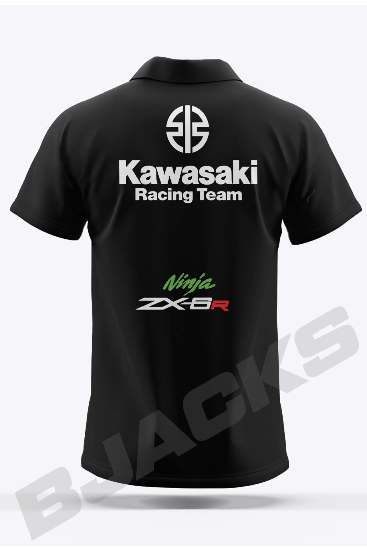BJACKS Motorsports Wear Kawaski ZX6R Climacool Polo Yaka Premium