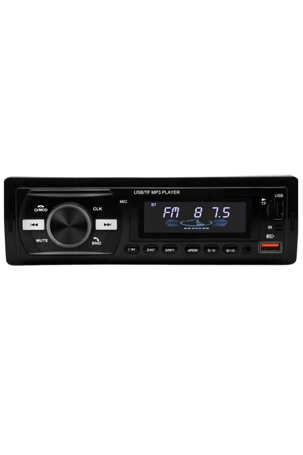 divendi-ro-Car Radio MP3 Player, with Bluetooth, 7 Color Display, 1Din, Remote Control, Black 10