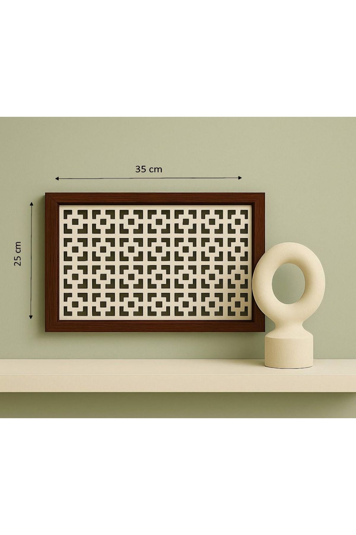 EMİZEY-Decorative Box Fuse and Modem-Wifi Storage Box 25X35 cm Depth 11 cm 2