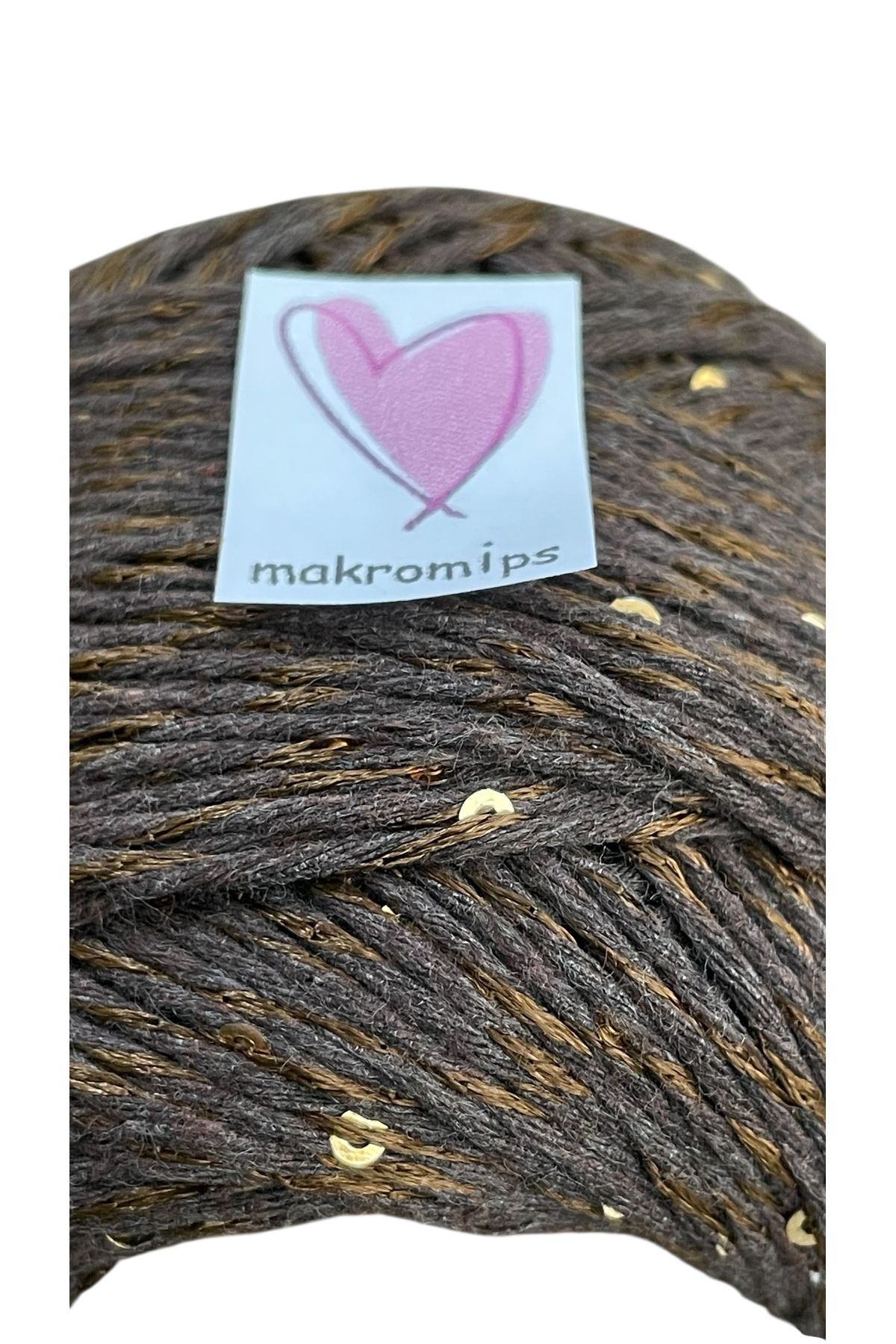 Makromİps-Pullu Coton Hand Knitting Yarn (50Gr) Sequence Shiny Stylish Hobby Fun 5
