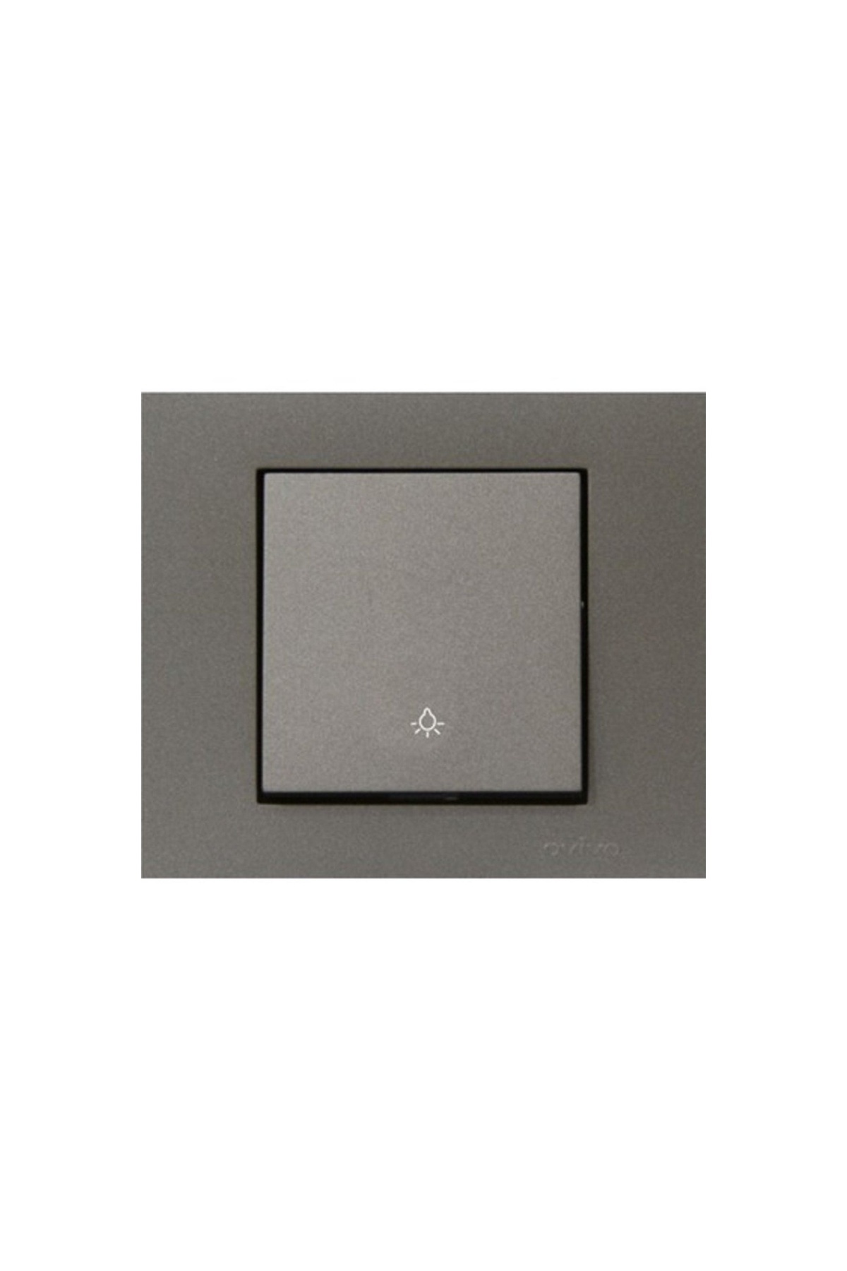 Genel Markalar Grano Antrasit Light Anahtar Çerçeveli