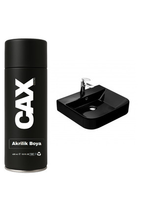 caxcolors SUYA DAYANIKLI PARLAK BEYAZ LAVABO-FAYANS-EVYE SPREY BOYASI 400 ML