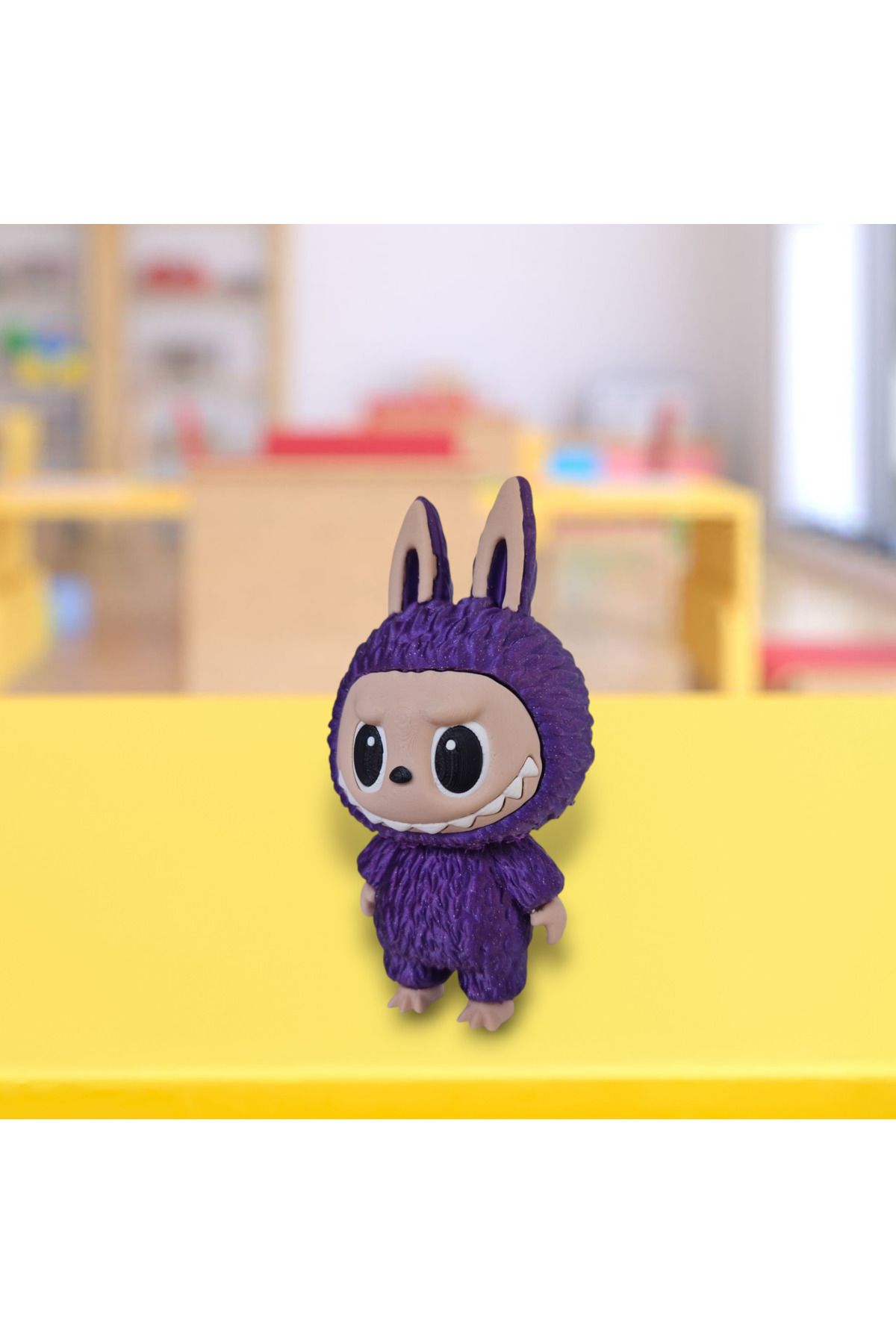 3DONE MODELS-Labubu Figurine – Collectible Character, 3D Printed, Sparkling Purple, Geek Decor & Unique Gift 2