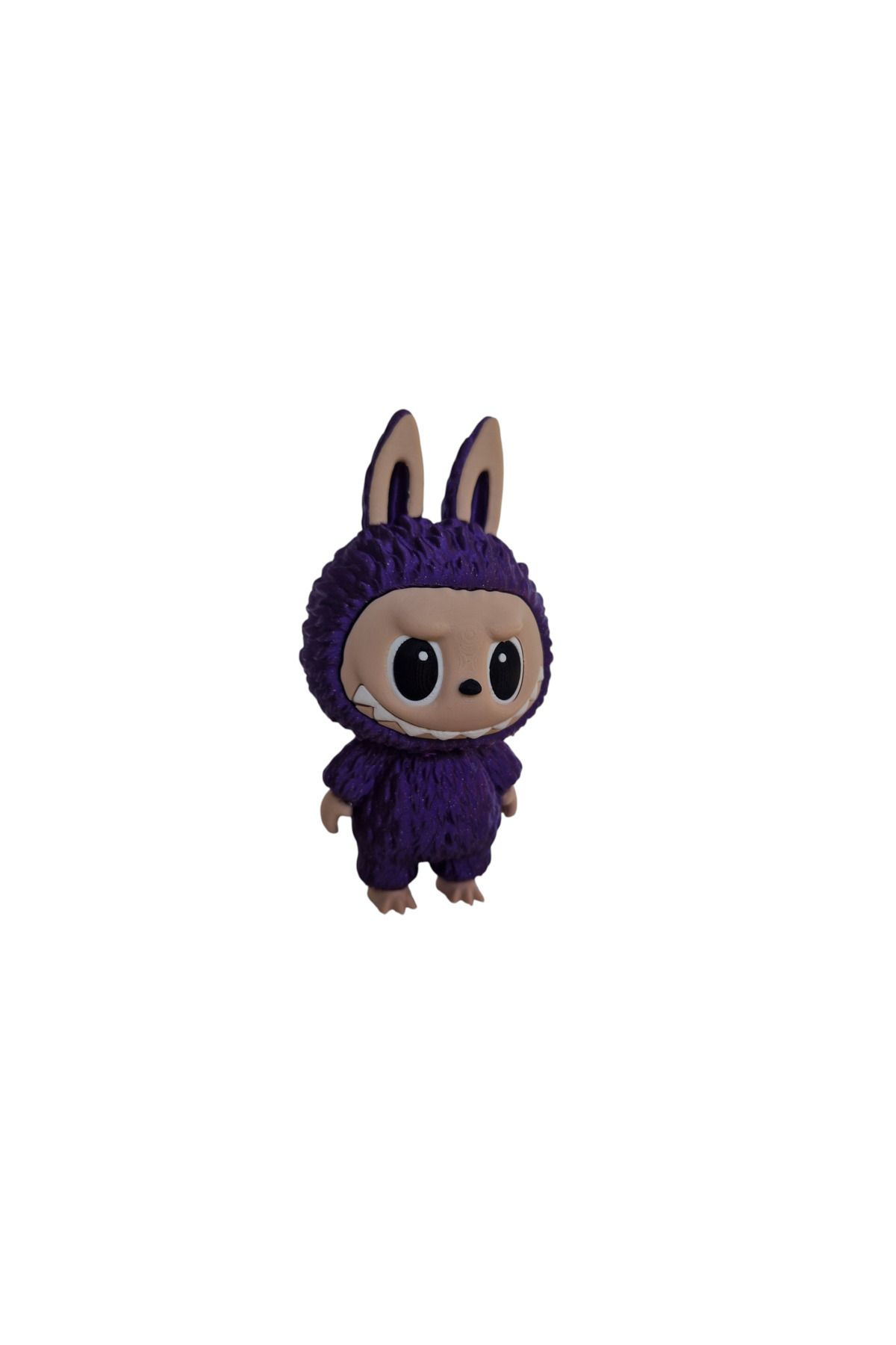 3DONE MODELS-Labubu Figurine – Collectible Character, 3D Printed, Sparkling Purple, Geek Decor & Unique Gift 6