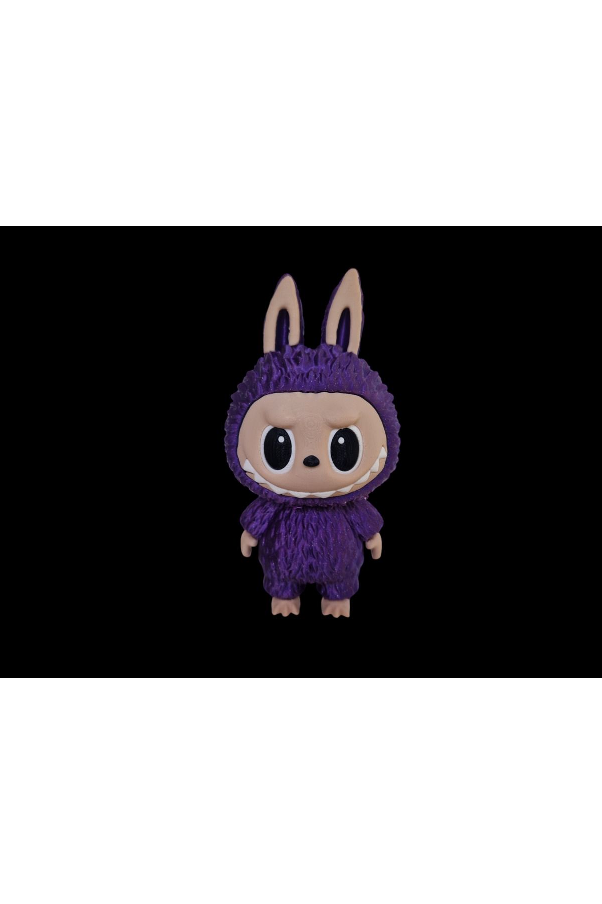 3DONE MODELS-Labubu Figurine – Collectible Character, 3D Printed, Sparkling Purple, Geek Decor & Unique Gift 7