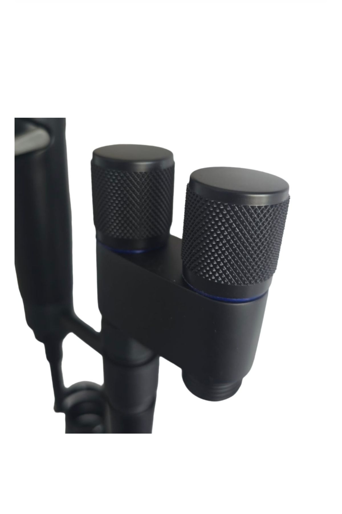 HAWIRE-Baterie dubla dus WC si bideu cu furtun spiralat flexibil 1.2m, accesoriile incluse. 2