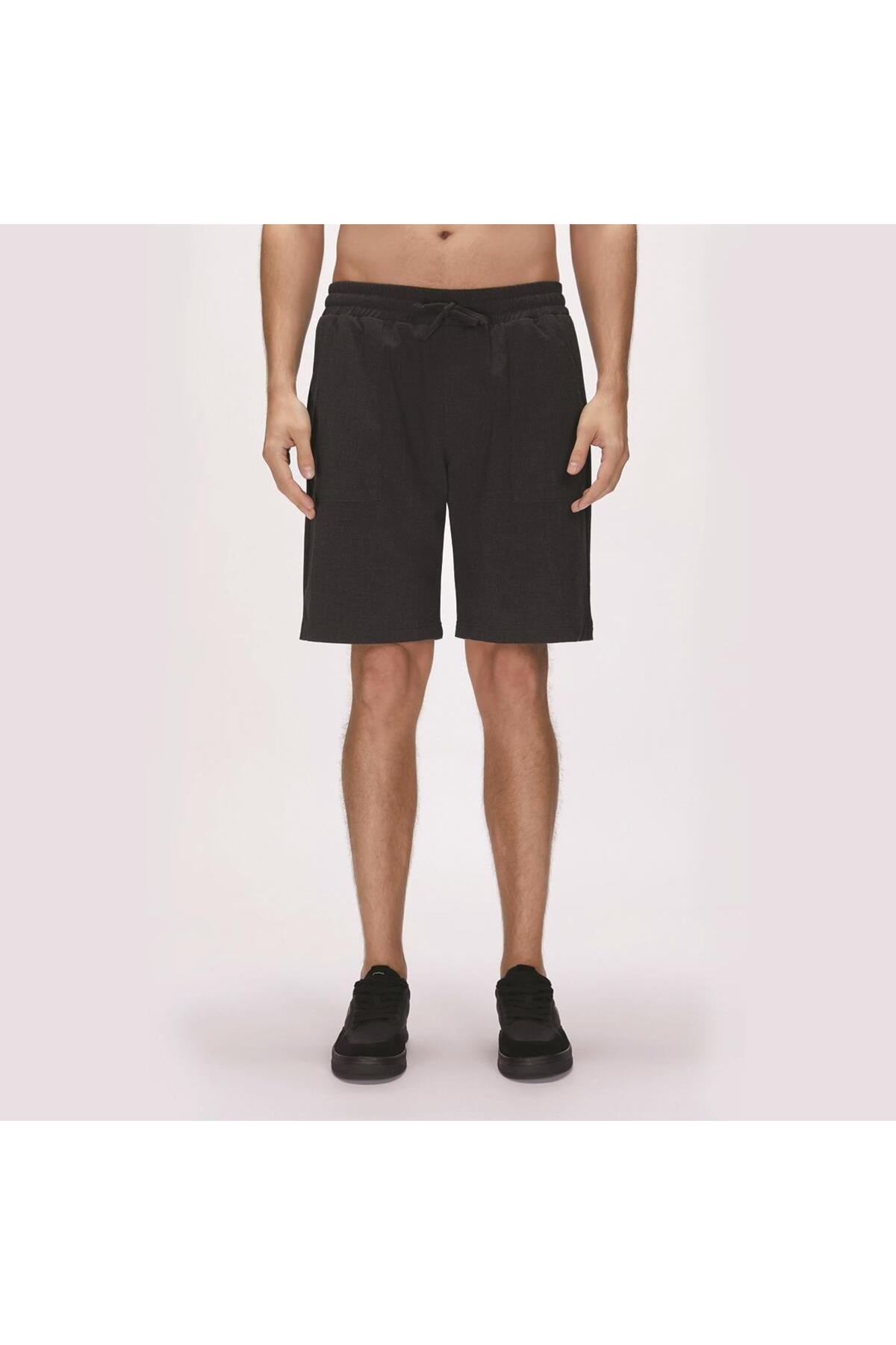 شلوارک مردانه Chas - رنگ آنتراسیت بد بیر شورت ورزشی Bad Bear