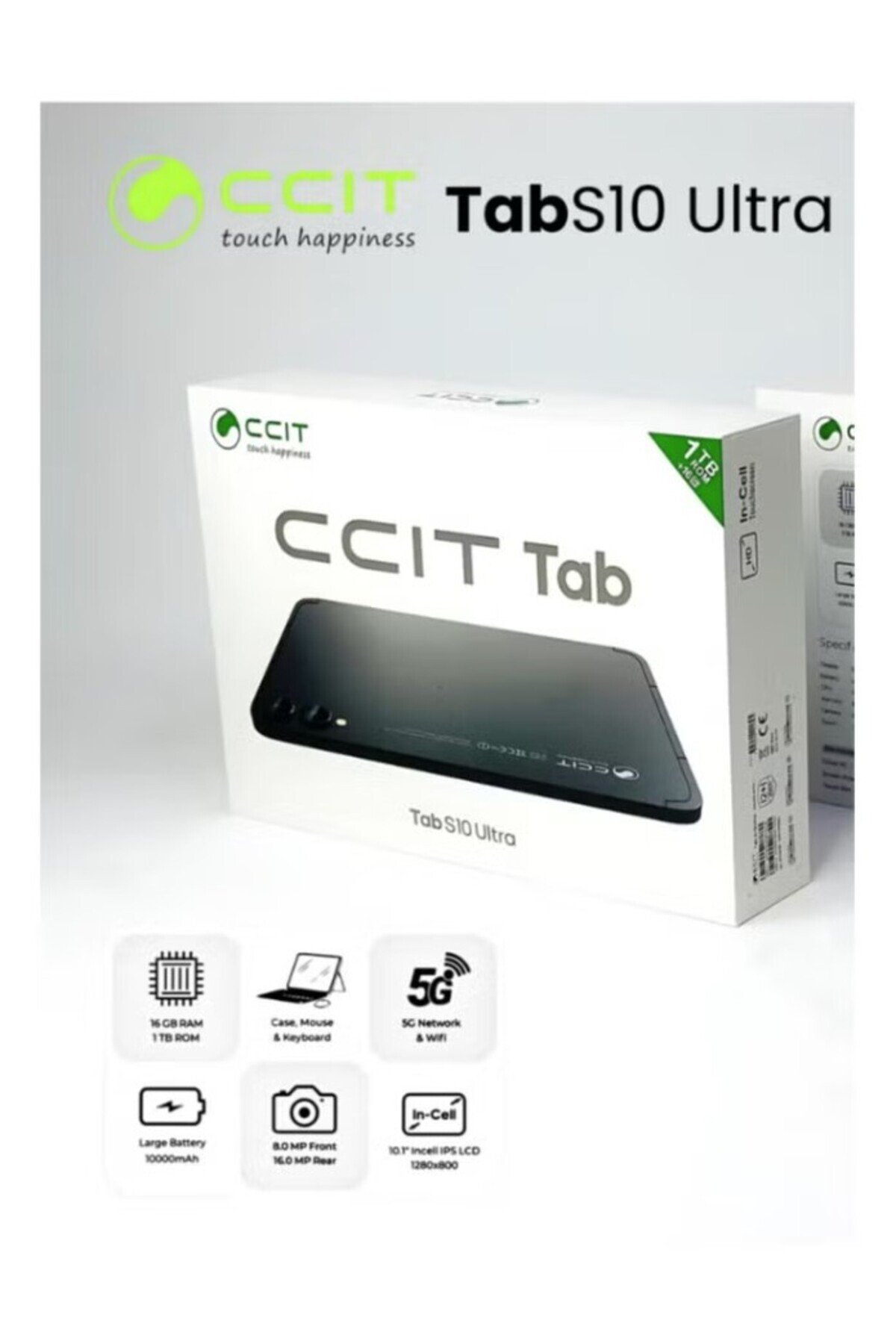 CCIT-تابلت Tab S10 Ultra شاشة 10.1" ورام 16GB وذاكرة 1TB 1