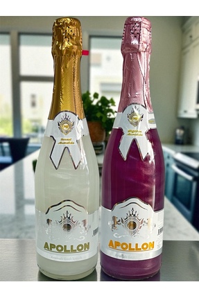 Bohhem MB Apollon Alkolsüz Simli Şampanya_ Böğürtlenli Ve Kokonat Aromalı Içecek