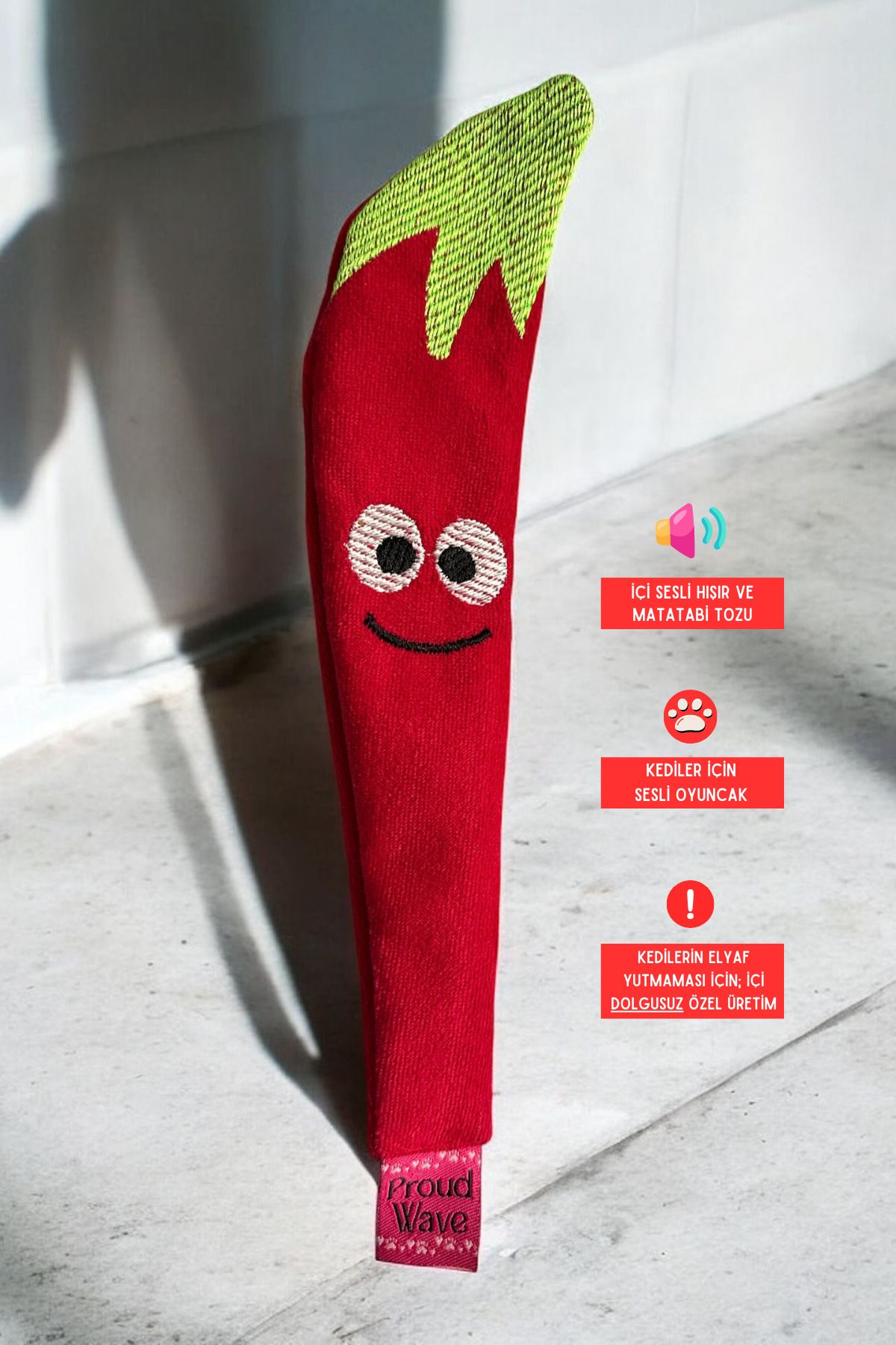 Proud Wave-Sound Cat Toy Rustling Catnip Matatabi Powdered Non-Filled Pepper Toy 2