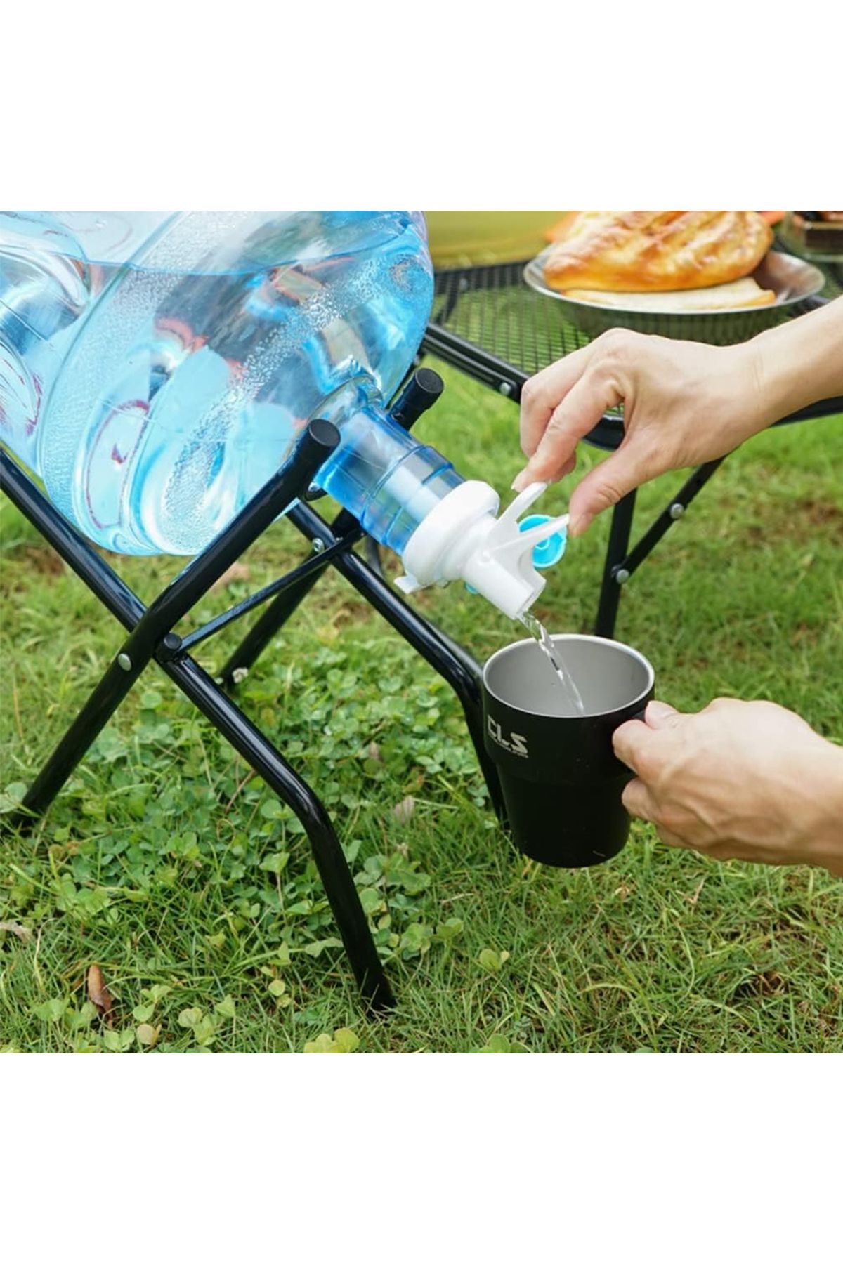 Generic-Foldable Floor Stand with Water Dispenser Faucet – Stable, Easy Setup for Large Water Bottles 8