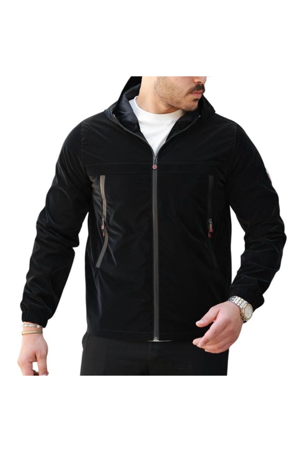 کاپشن مردانه راسته آستین بلند | ROSSPALL SJ25002 - تصویر 4