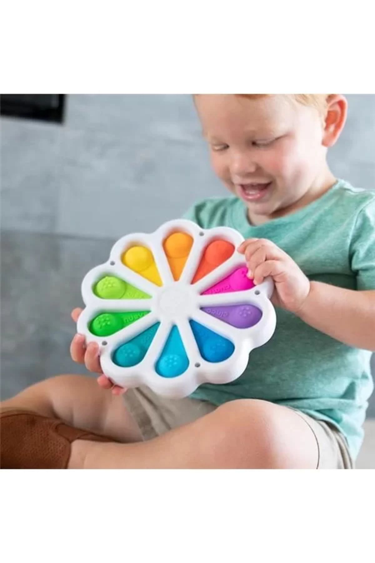 ADORE OYUNCAK-Fat Brain Toys Dimpl Sensory Buttons with Numbers 7