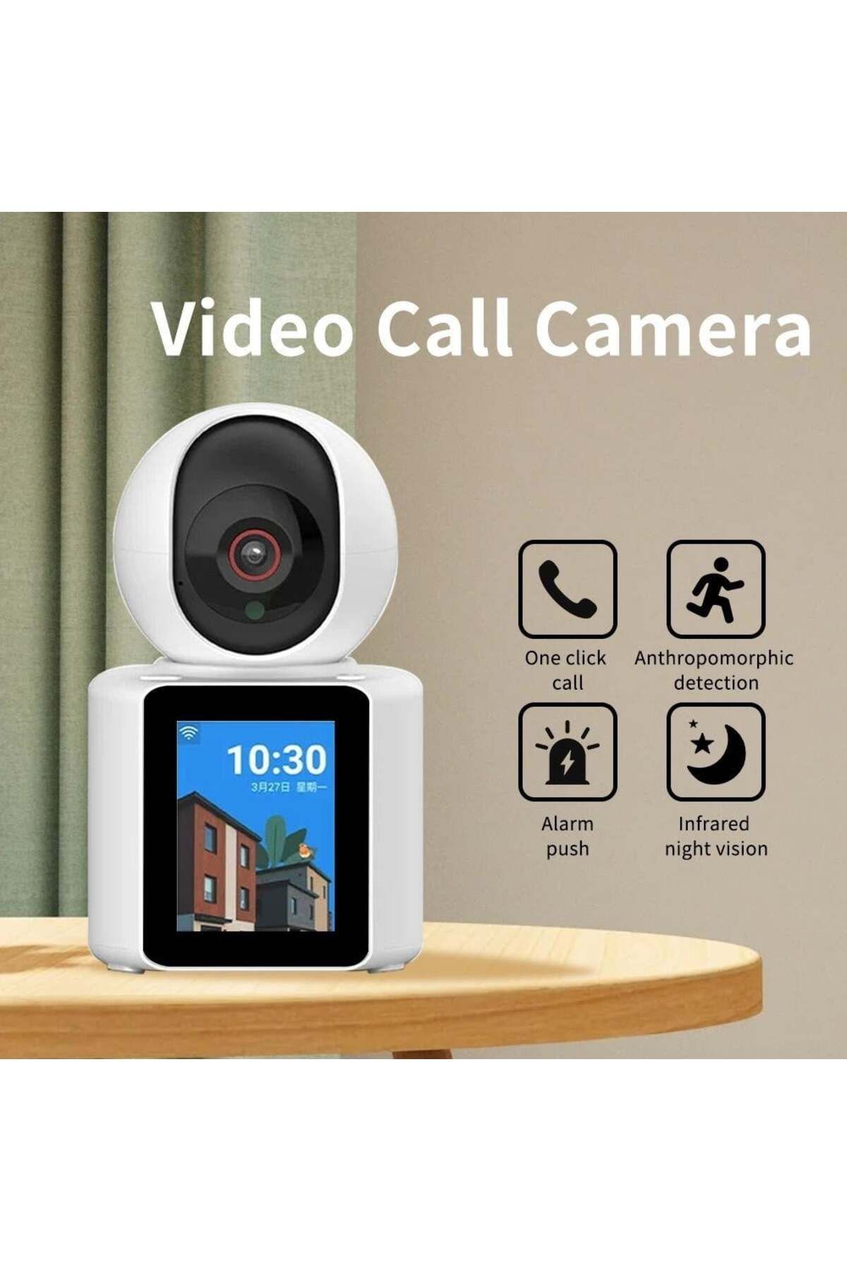 divendi-ro-Baby monitor surveillance camera with 2.8" HD display, IR, bluetooth, WiFi, motion and cry detection 7