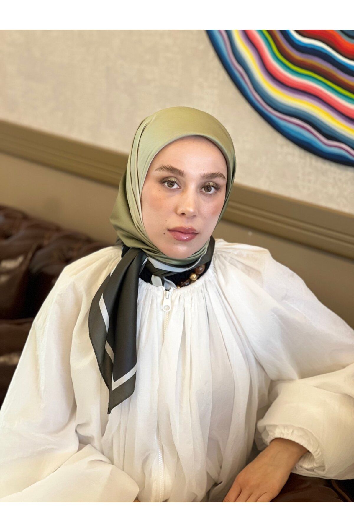 Modakaşmir-Fade Pattern Tanca Scarf 1
