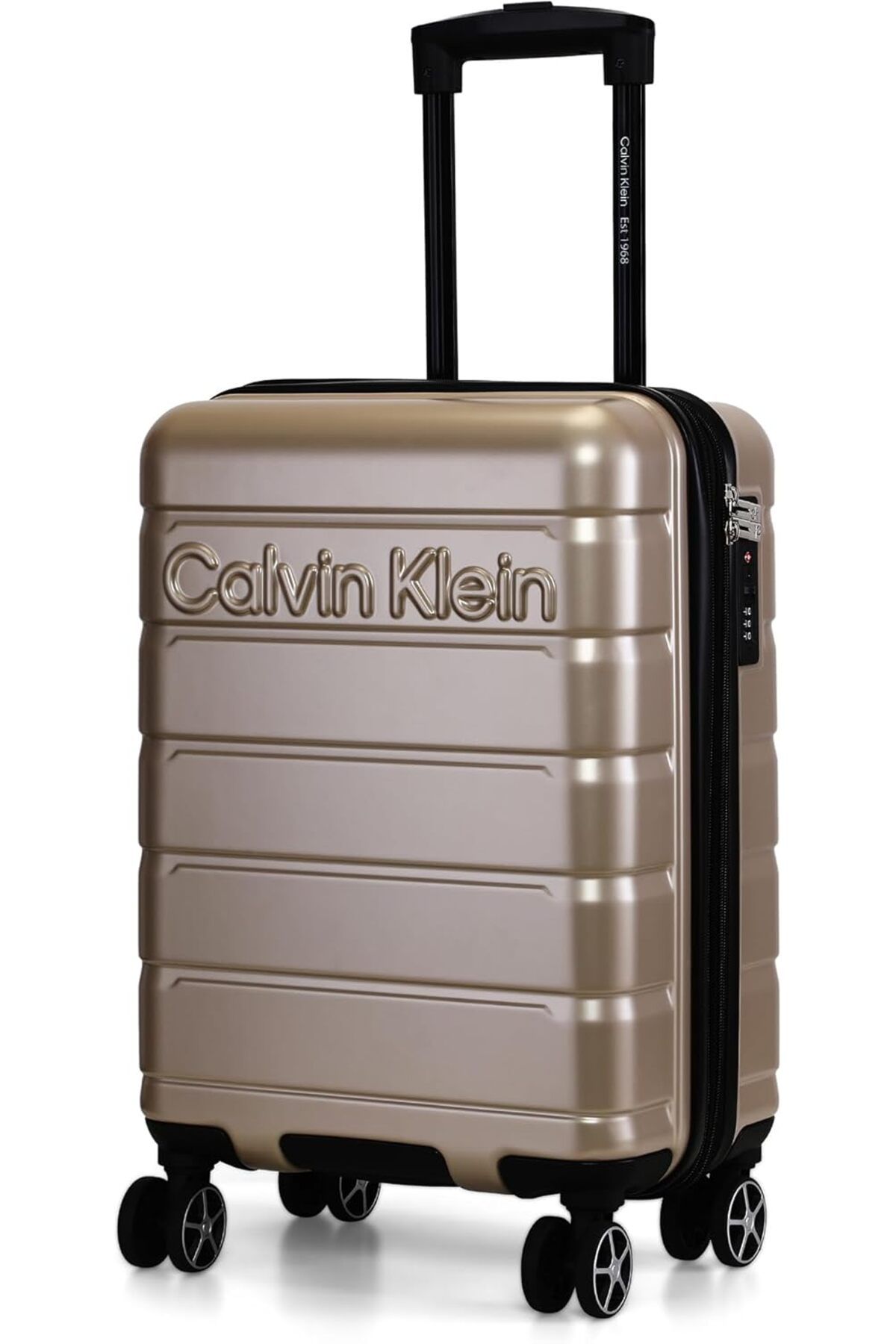Calvin Klein-Ridge Line Hardside Spinner Luggage On Wheels, Ultra Lightweight ABS, 4 Double Wheels with TSA Lock 5