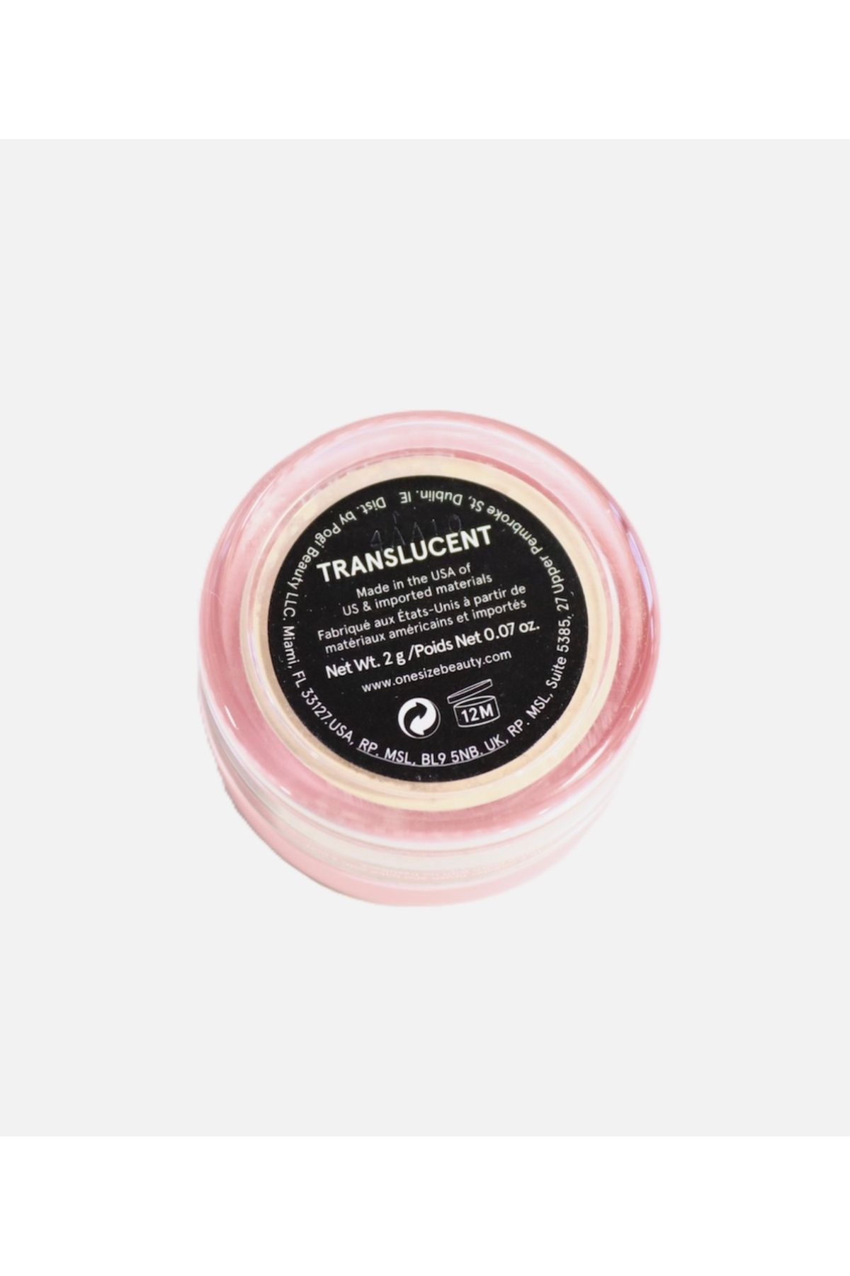 ONE SIZE by Patrick-OS One Size Ultimate Setting Powder in Ultra Sheer 2g 3