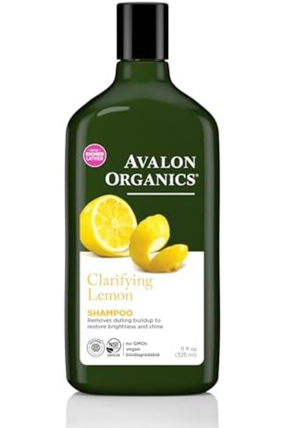 Avalon Organics-Clarifying Lemon Shampoo, Removes Buildup to Restore Brightness and Shine, 11 Fluid 2