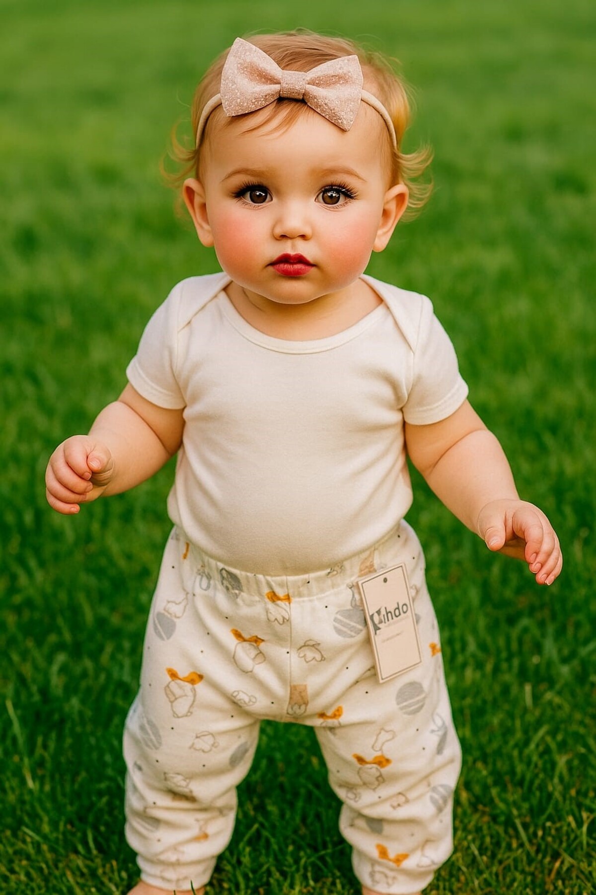 Kindo Baby 0/3 Ay 3/6 Ay 6/9 Ay 9/12 Ay - 1 Yaş,2yaş,3yaş,4yaş Penye Pantolon Çocuk Pijama, Bebek Pantolon fotoğrafı 2 (önizleme)