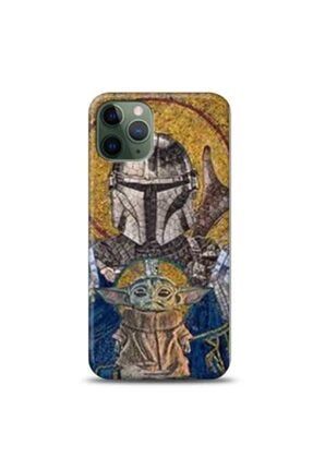 Iphone 11 Pro Max Uyumlu Star Wars Baby Yoda Tasarımlı Telefon Kılıfı desecase018014