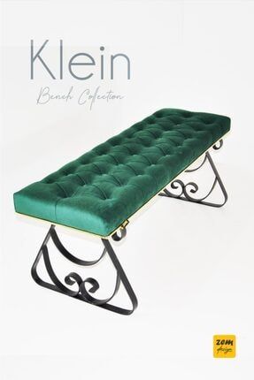 Klein Ferforje Ayaklı Bench - Yeşil Zemklein01
