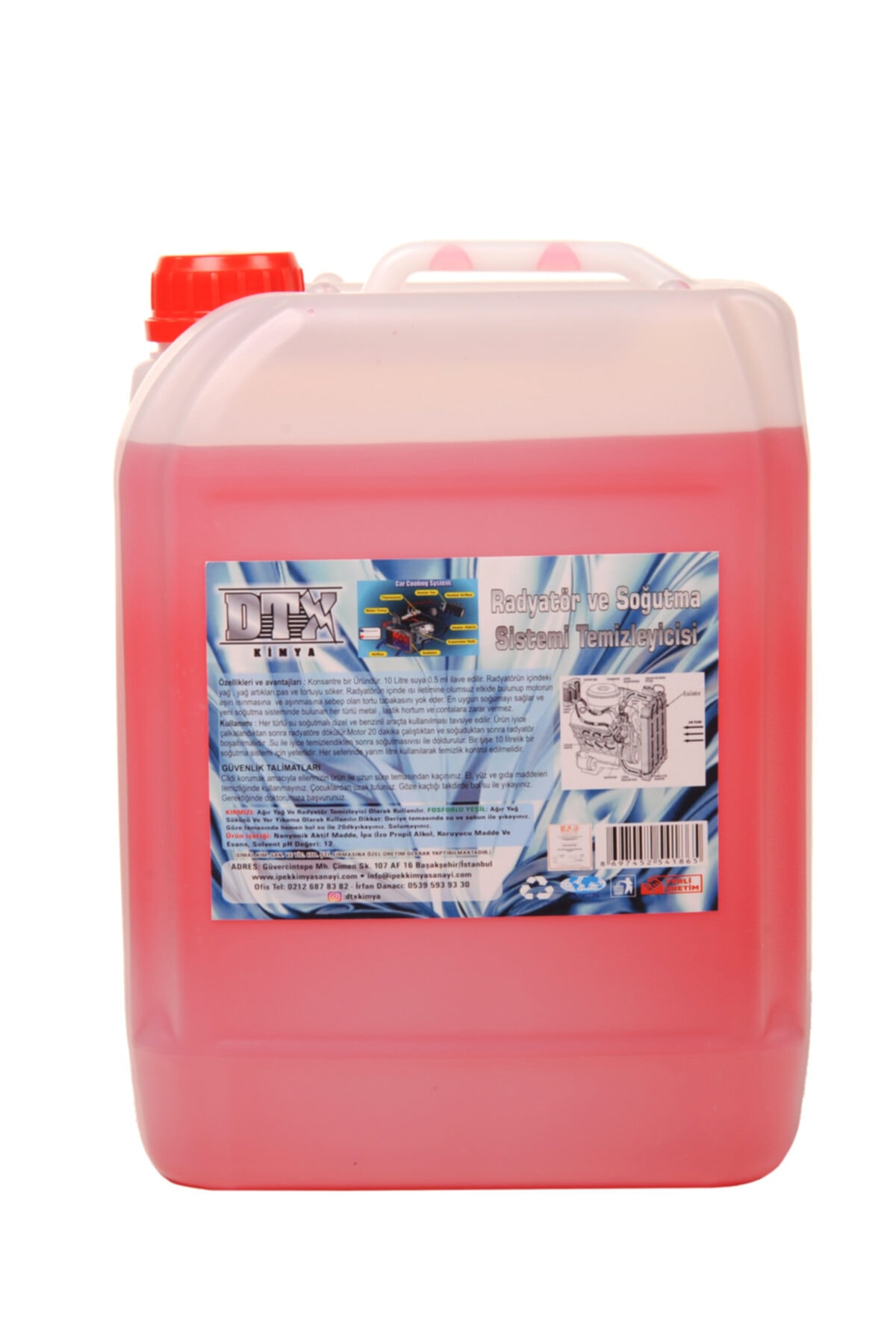 Sanayi Kimya Solventli Radyatör Temizleyici 22/25 Lt Radiator Cleaner And Conditioner