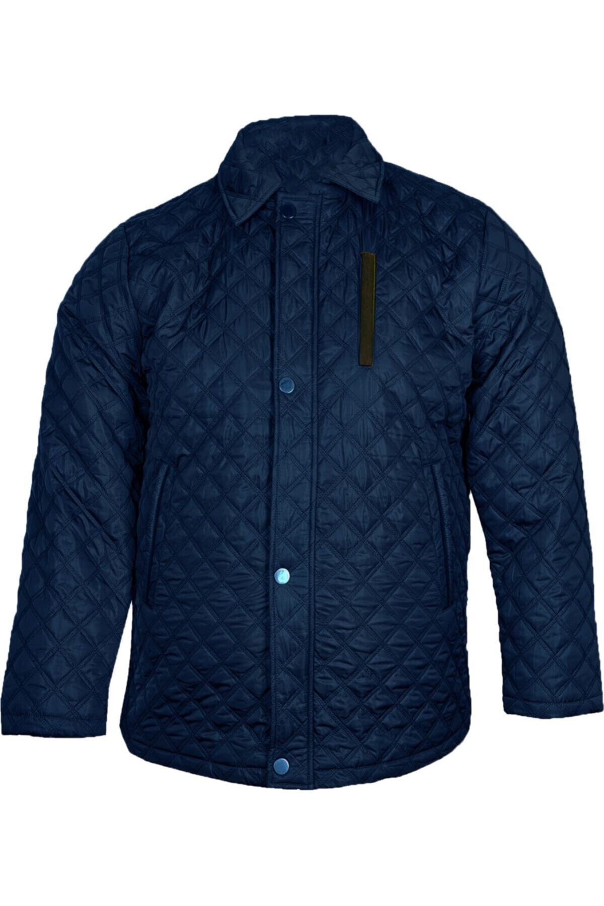 SURCO JEANS Büyük Beden Erkek Kaban Lacivert