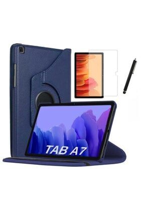 Galaxy Tab A7 Lite T225 Uyumlu Dönebilen Tablet Kılıfı + Ekran Koruyucu + Kalem 8.7 Inç Dönen A7 Lite T225 Kılıf + Ekran