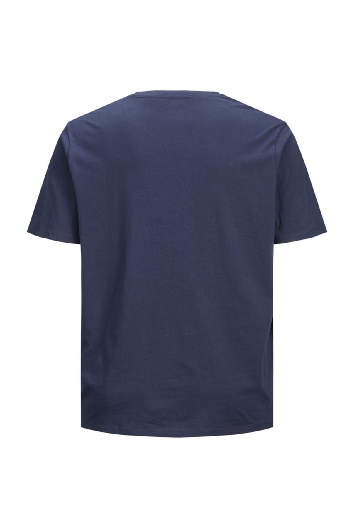 تی شرت جک اند جونز مردانه  آبی بیسیک راسته Regular/رگولار    بیسیک  | Jack & Jones 12158482-NBL TR - تصویر 4